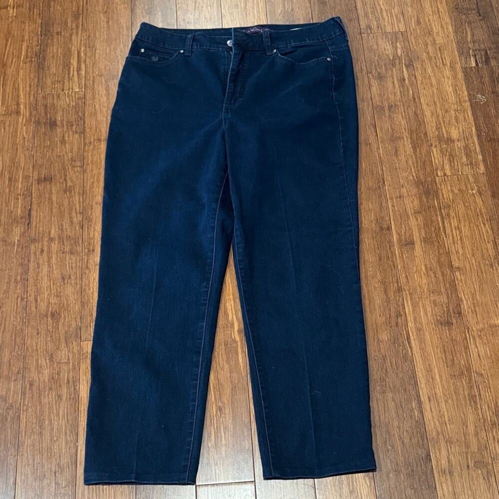 Gloria Vanderbilt Adrianne Slim Woman 12 Dark Wash Jeans